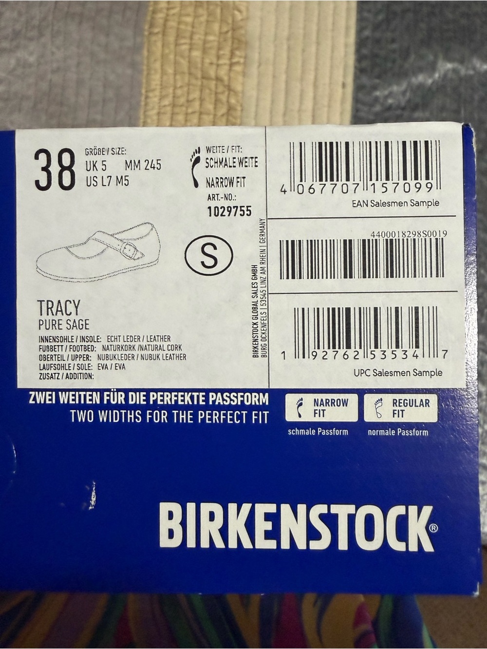 Birkenstock Women’s Mary Jane Flats in Light Sage - Picture 7 of 7